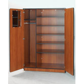 Illusions 72" H Teacher Wardrobe with Five Adjustable Shelves