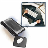 Solutions Adjustable Keyboard Tray with Mouse Pad Surface