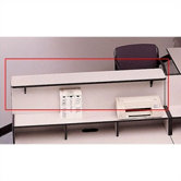 Solutions Patron 1" H x 36"-96" W Desk Ledge