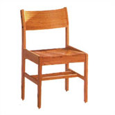 Library 18" Wood Classroom Glides Chair