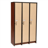 60" H Three Unit Laminate Locker
