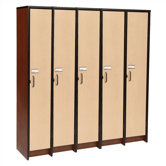 60" H Five Unit Laminate Locker