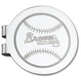 MLB Laser Etched Silver Plated Money Clip