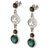 NBA Logo Crystal Earrings