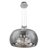 Curva Six Light Pendant in Chrome