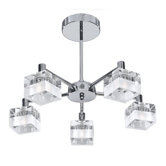 Themis Five Light Pendant in Chrome