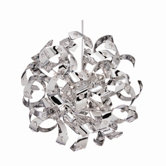 Curls 12 Light Pendant in Chrome