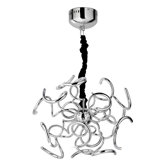 Octo 18 Light Tube Pendant in Chrome