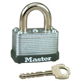 Master Lock Warded Padlock, Silver