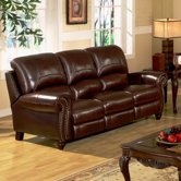 Charlotte Leather Reclining Sofa