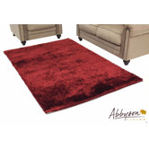 Red Shag Rug