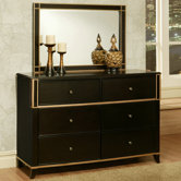 Soho 6 Drawer Dresser and Mirror Set