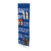 24 Pocket Over the Door Shoe Organizer