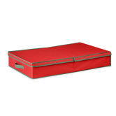 Large Adjustable Ornament Storage in Red and Pine Green