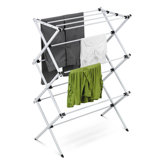 Deluxe Metal Drying Rack in Silver