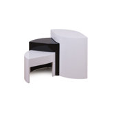 Lola High Gloss 3 Piece Nest of Tables