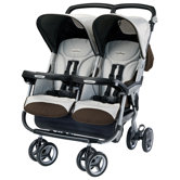 Aria Twin 60 / 40 Double Stroller in Java