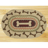 Dog Bone Novelty Rug