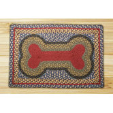 Dog Applique Novelty Rug