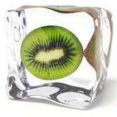 Decoglass "Iced Kiwi" - 20 x 20cm