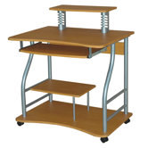 Computer Cart with Casters