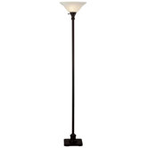 Torchiere Lamp in Black