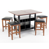 Perfect Fit 5 Piece Counter Height Dining Set