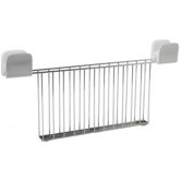 Toaster Rack in Polished Mirror/White by Stefano Giovannoni