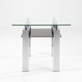 Caleb lamp table chrome
