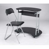 Office Folding Chair in Black