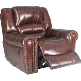 Motion Neptune Leather  Chaise Recliner