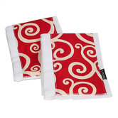 Crimson Craze Burp Cloth Set