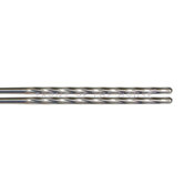 Stainless Steel Twisted Chopsticks (Set of 6)
