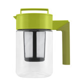 24 Oz Tea Maker with Avocado Lid and Silicone Handle in Olive