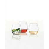 16 Oz Swirl Wine and Cocktail Tumblers (Set of 24)