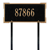 Roanoke Standard Lawn Address Plaque