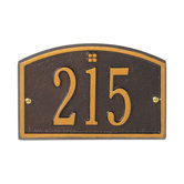 Cape Charles Petite Wall Address Plaque