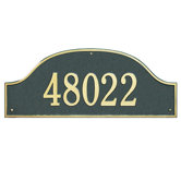 Admiral Estate Wall Address Plaque