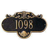 Rochelle Standard  Wall Address Plaque