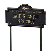 Arlington "Living Eternally" Standard Lawn Plaque