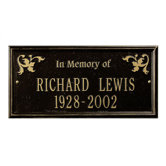 Wilmington "In Memory Of" Standard Wall Plaque