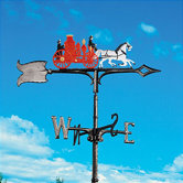 30" Fire Wagon Weathervane