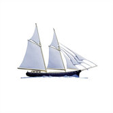30" Schooner Weathervane