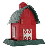 8 Lb Capacity Barn Village Collection Bird Feeder