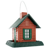Log Cabin Village Collection Bird Feeder