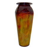 Metal Tall Vase with Wide Opening