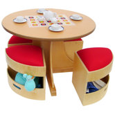 Kids' 5 Piece Table and Stools Set