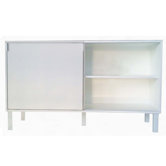 120cm TV-Tisch / Sideboard "Soho" in Wei&szlig;