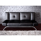Revolution Metal Emma Futon in Rich Black