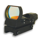 Red Dot ReflexSight with 4 Different Reticles in Black